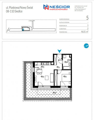 Квартира Продажа Siedlce Piaskowa 8