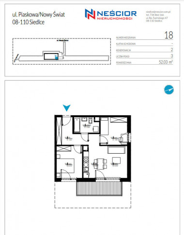 Apartment Sale Siedlce Piaskowa 8