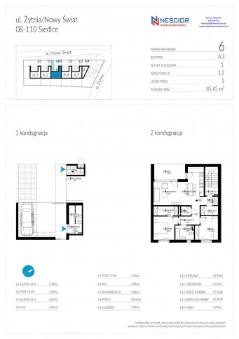 Apartment Sale Siedlce Żytnia 2