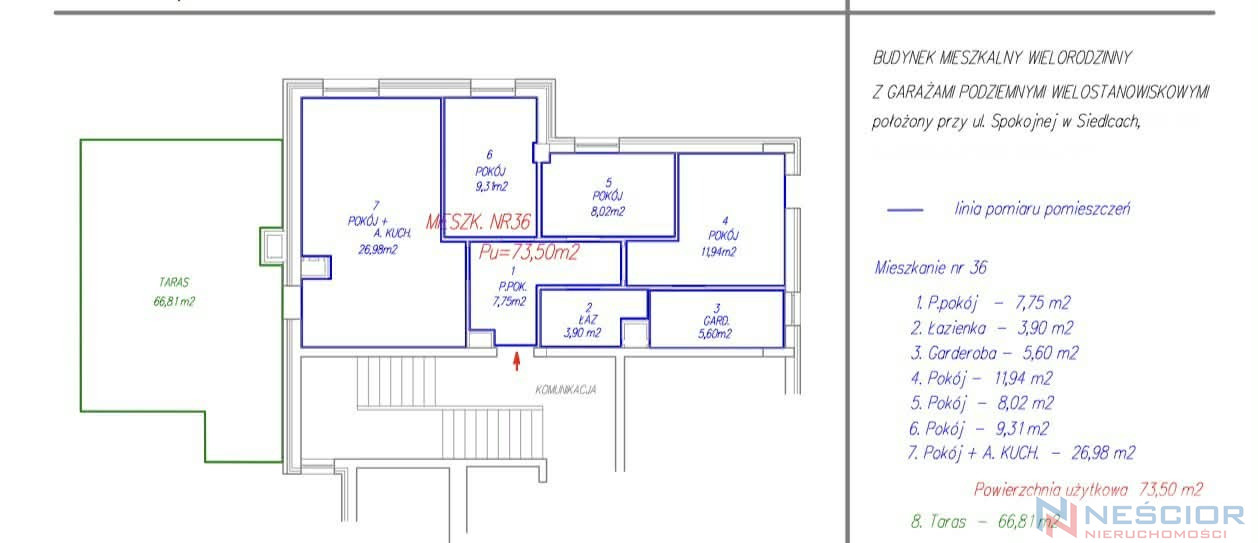 Apartamento Venta Siedlce Spokojna