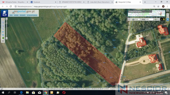 Działka Sprzedaż Nowe Opole Piękna 2