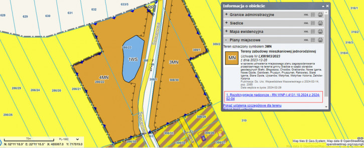 Plot Sale Nowe Opole Spacerowa 11